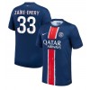 Paris Saint-Germain Warren Zaire-Emery #33 Heimtrikot 2024-25 Kurzarm